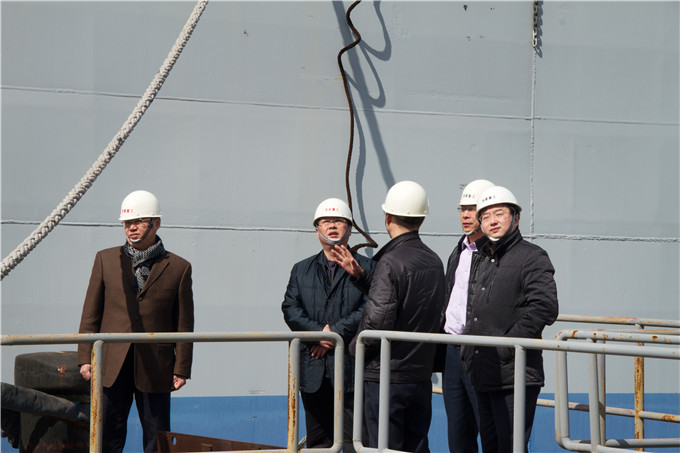 王正喜、周勇赴蘇豪船舶重工調(diào)研