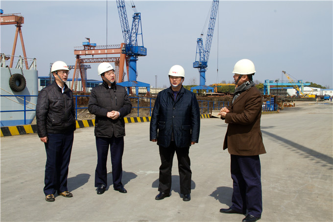 王正喜、周勇赴蘇豪船舶重工調(diào)研