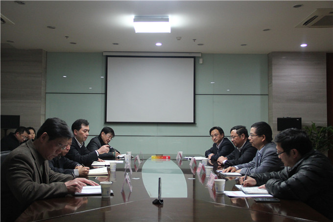 王正喜董事長等領導參加建設集團黨委擴大會